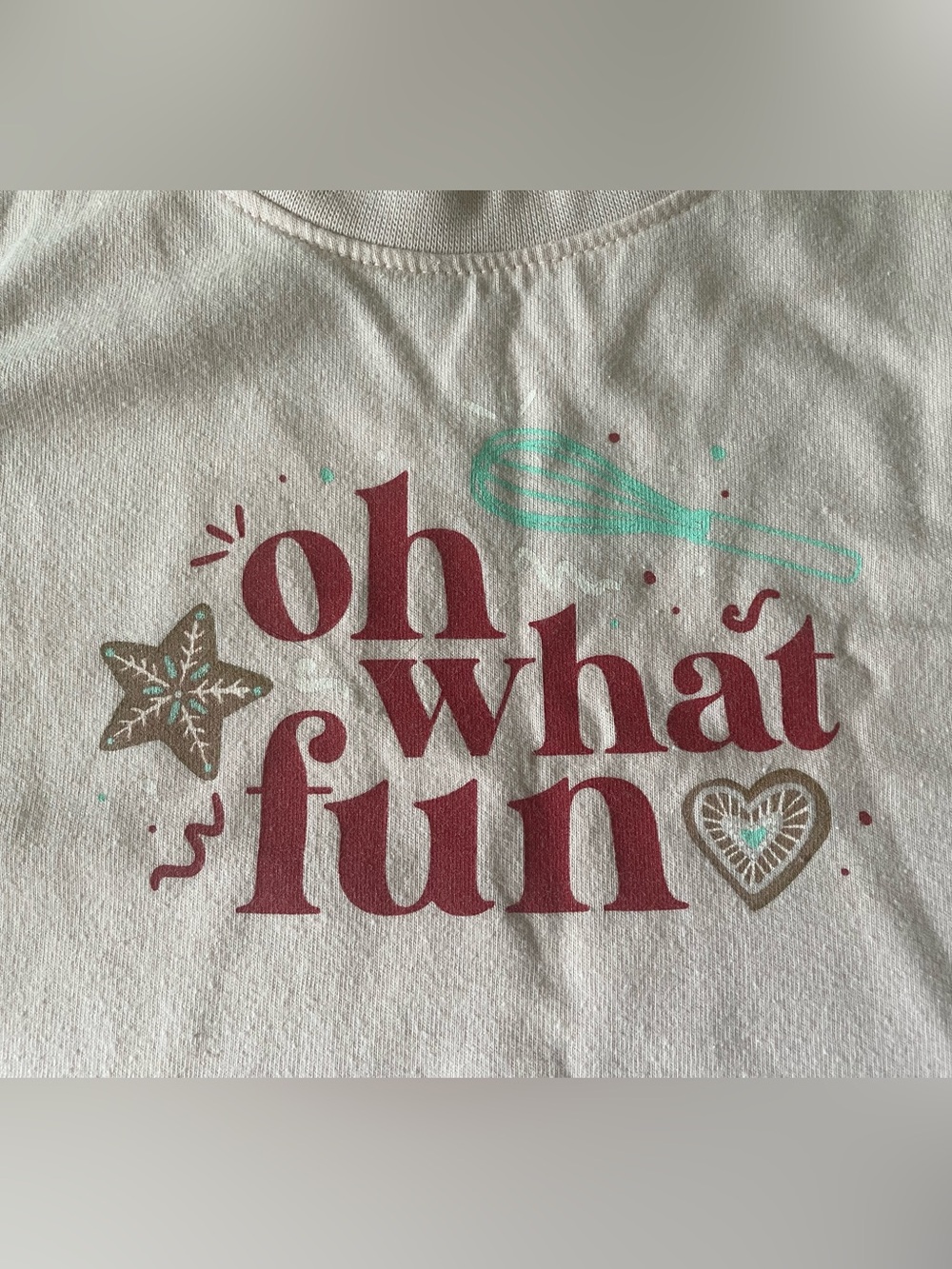 Outdoor Kids Light Pink 'Oh What Fun' Graphic Long Sleeve Tee 3T